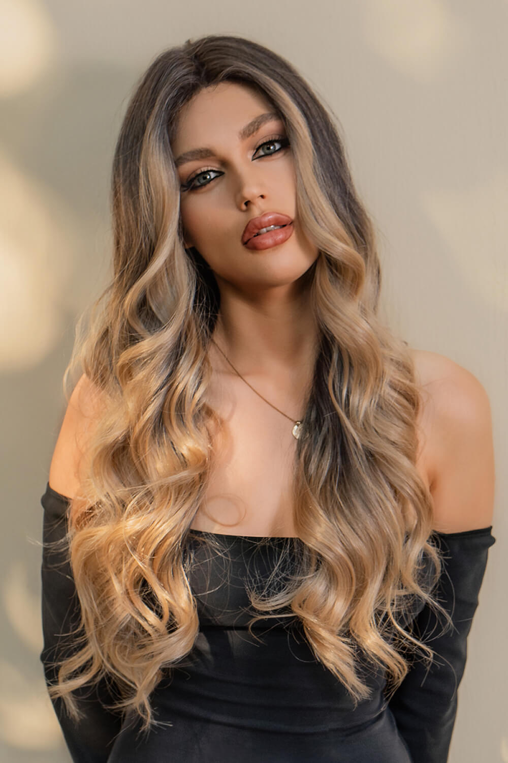 13x2 Lace Front Wigs Synthetic Long Wave 26" 150% Density