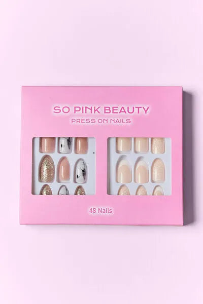 SO PINK BEAUTY Press On Nails 2 Packs