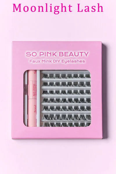 SO PINK BEAUTY Faux Mink Eyelashes Cluster Multipack