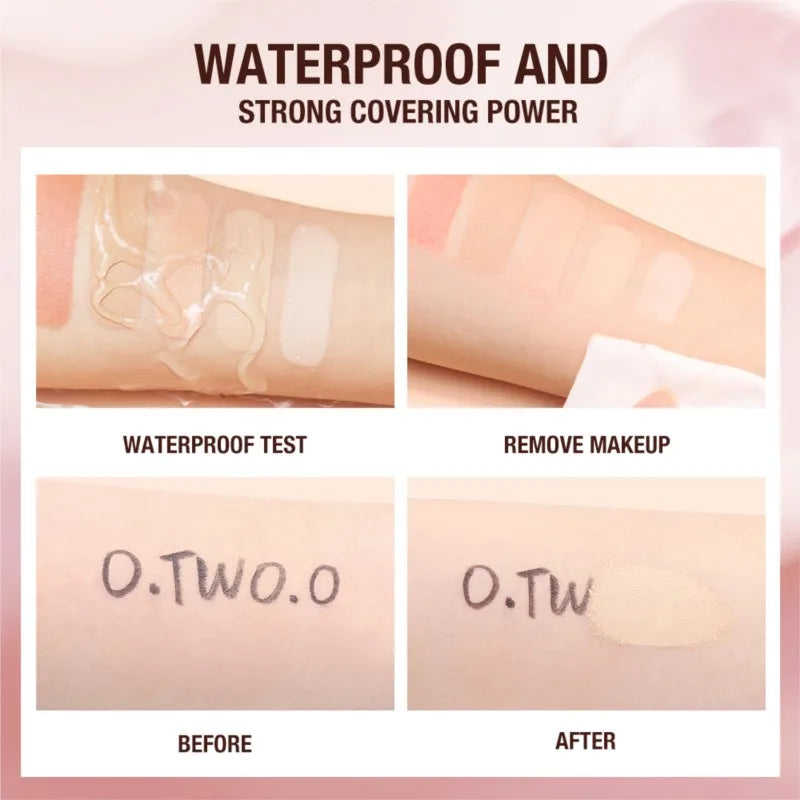 O.TWO.O Multi Effect Concealer Palette 5 In 1 Blush Contouring Eyeshadow Lipstick Makeup Plate Waterproof Creamy Face Cosmetics