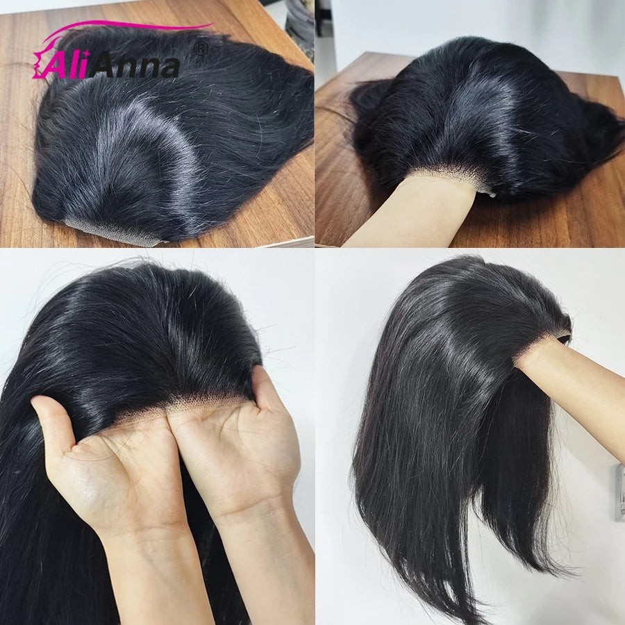 Peruvian Straight Remy Glue-less Short Bob Styled Lace Front Wig