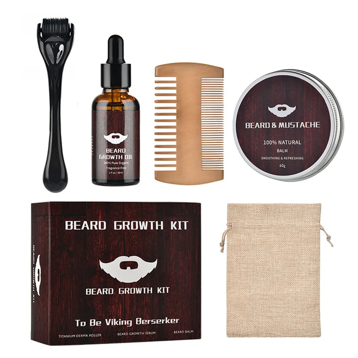 Beard Growth Kit (4pc Set)