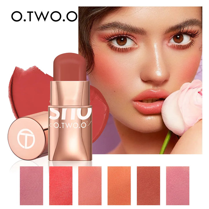 O.TWO.O 2-in-1 Blush + Lipstick Cream Stick