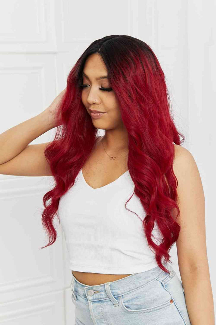 13x2 Lace Front Wigs Synthetic Wave 24" 150% Density
