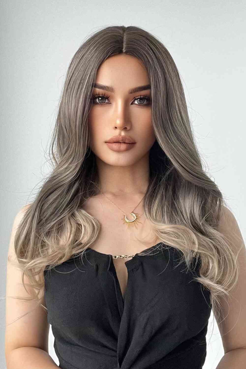 13x1 Full-Machine Wigs Synthetic Long Straight 24"